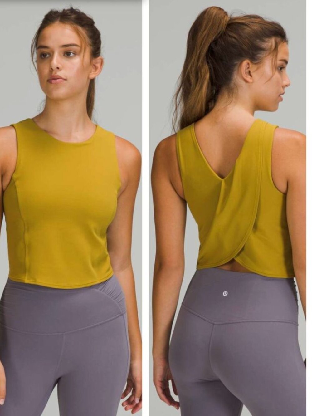 Lululemon Nulu Twist-Back Yoga Tank Top Size 8